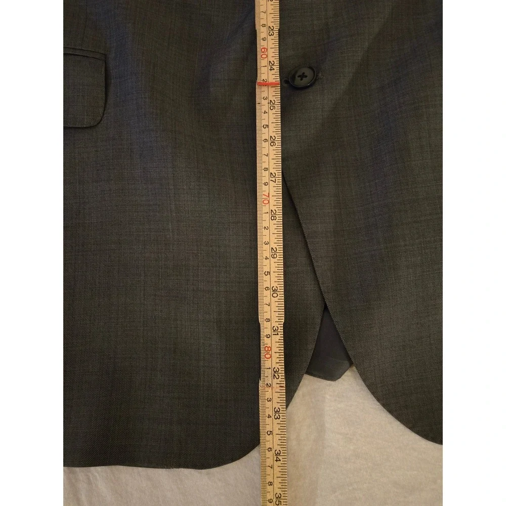 Peter Millar Men's 50T Gray Wool Blazer‎ Jacket 2 Button Classic Fit